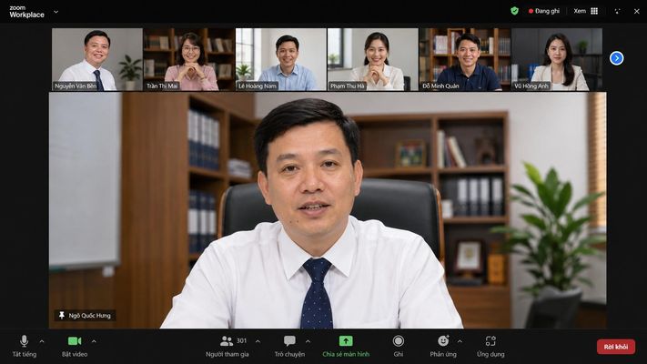 Ảnh học viên trên trang nguồn